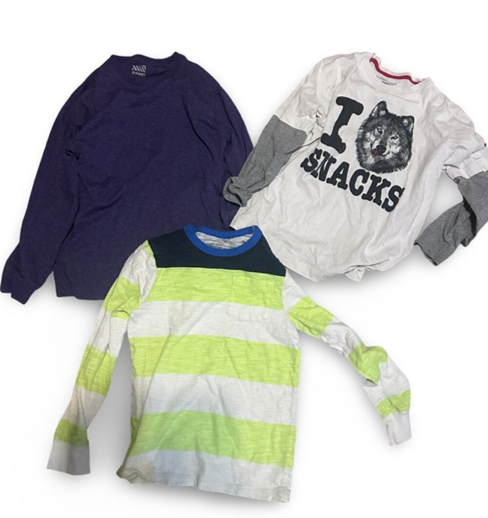 Old Navy Boys Shirt Lot Size 8 3 Pc Long Sleeve